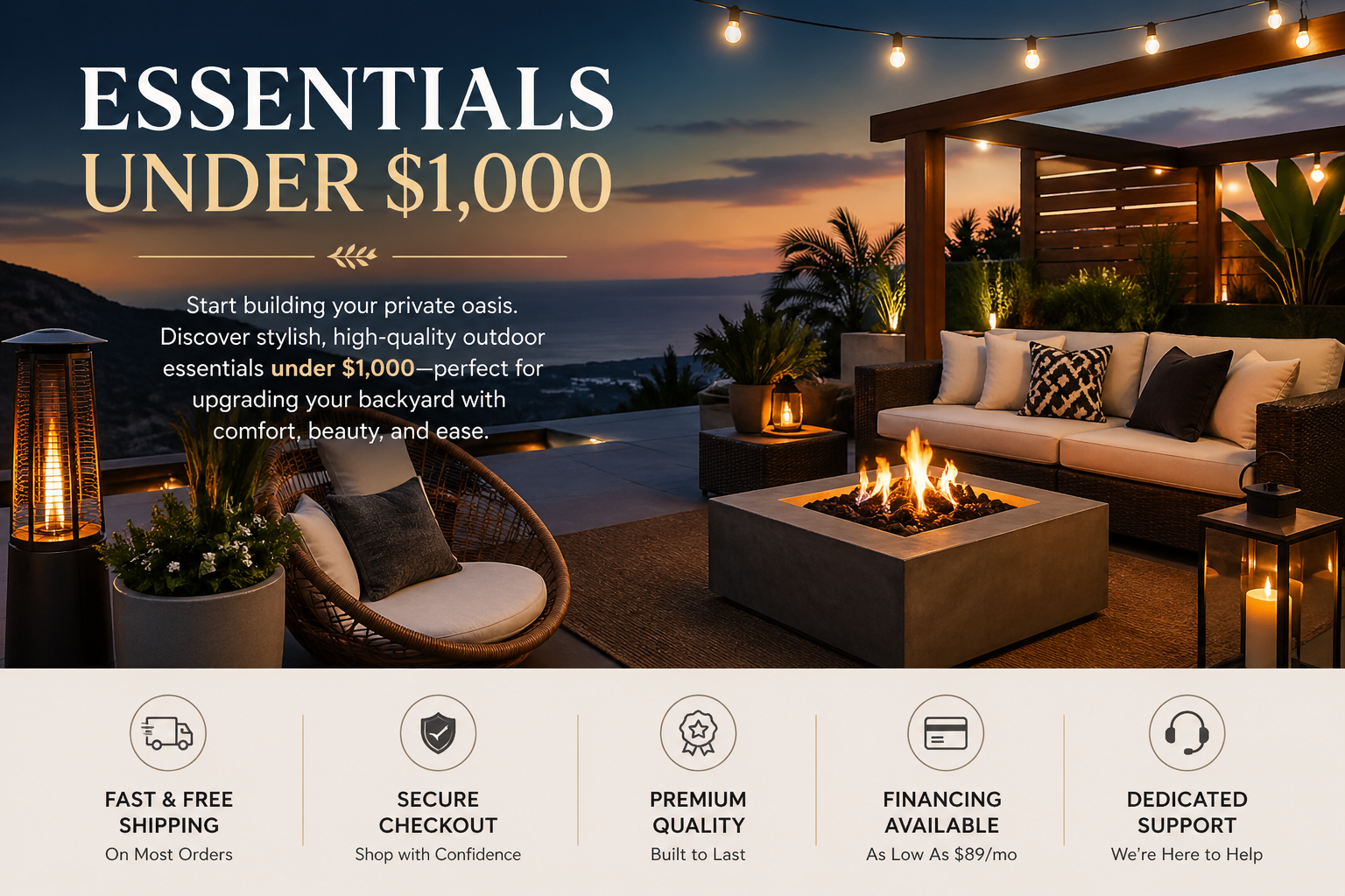 Essentials Under $1,000