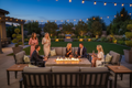 Entertainer Outdoor Fire Pit with Fire-Glass for Ultimate Patio Experience