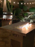 Entertainer Outdoor Fire Pit Table – 6 Ft with Fire Glass