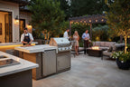 KoKoMo Mini Maui 6' Outdoor Kitchen Island – Compact BBQ Station with Seating