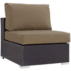 Patio Elegance Outdoor Sectional Set - 10-Piece Convene Lounge Set by Modway