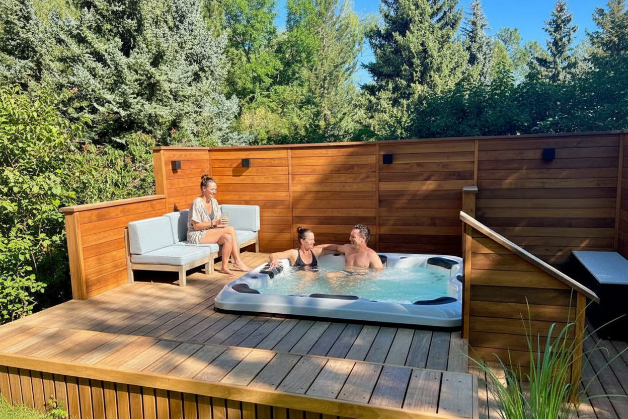 Alpine Hot Tub - Spacious 7-Person Therapy Experience with Elegant Design