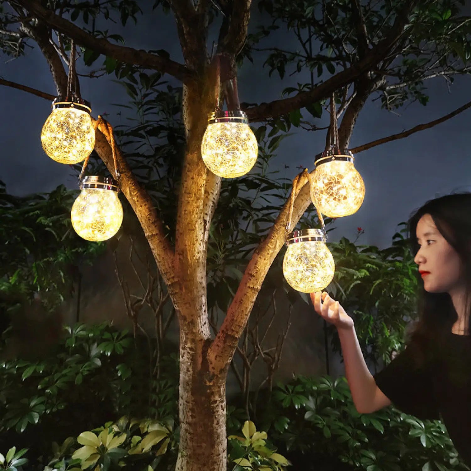 Charming Solar Outdoor Lights for Garden with Hanging & Waterproof Design