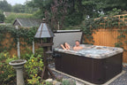Quattro Hot Tub 4-Person Spa – Compact Design with Lounger and Captain’s Chair