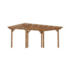 Premium Outdoor Wooden Grape Trellis Pergola