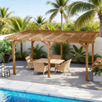 Premium Outdoor Wooden Grape Trellis Pergola