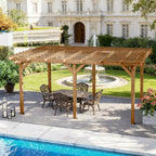 Premium Outdoor Wooden Grape Trellis Pergola